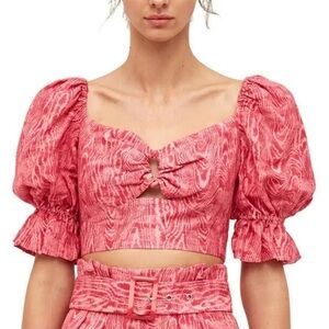 C/Meo Collective Crop Top in Pink